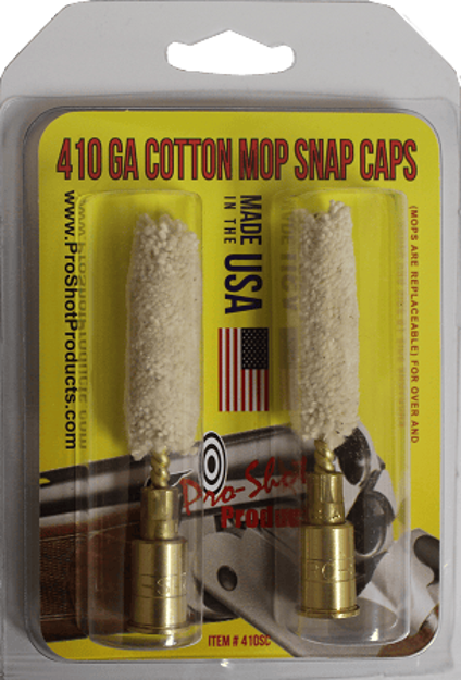 Pro-Shot Wool Mop Brass Snap Caps 410 GA