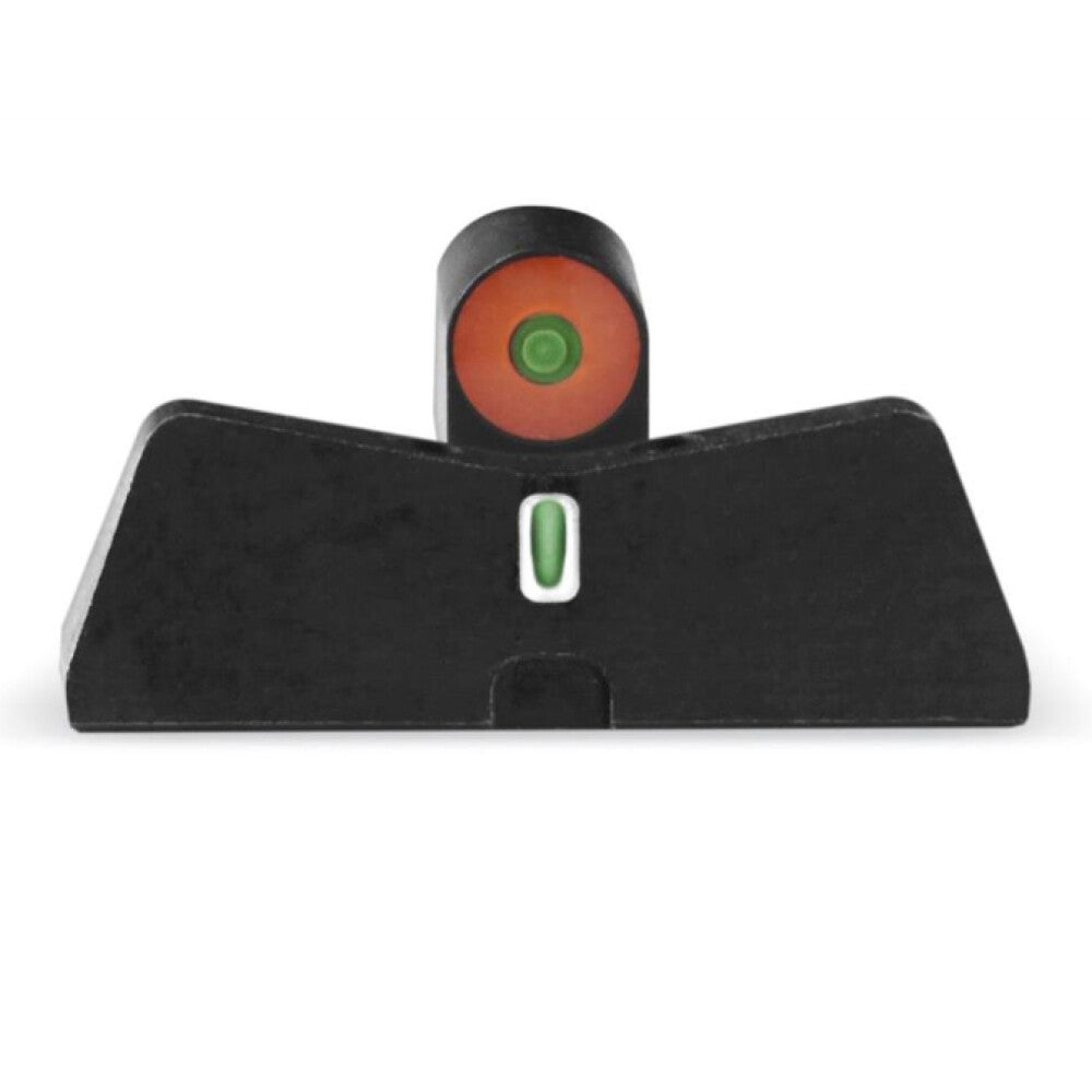 XS Sights DXT2 Big Dot Night Sights S&W M&P Full Size/Compact/M2.0 Models Green Tritium Front With Orange Ring/Tritium Stripe Rear Matte Black