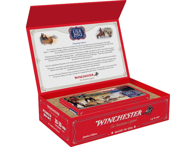 WINCHESTER SUPER X 30-30WIN 170GR 250TH ANNIVERSARY 20RD