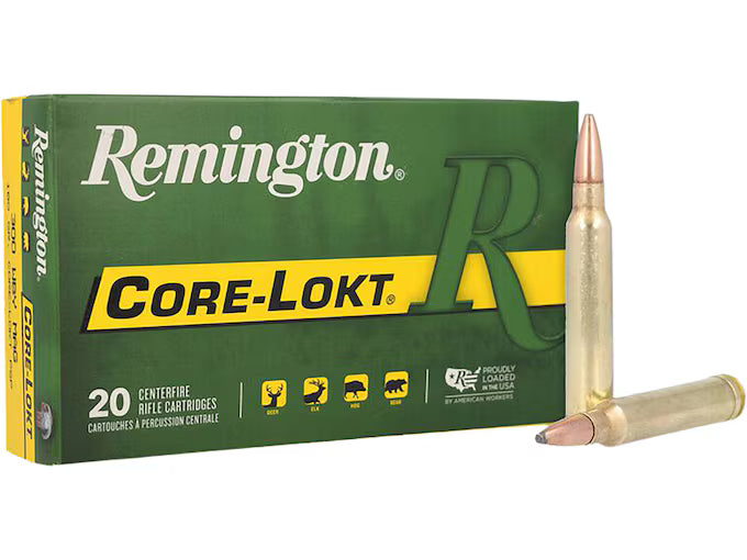Remington Core-Lokt 300 Winchester Magnum Ammo 180 Grain Jacketed Soft Point Box of 20