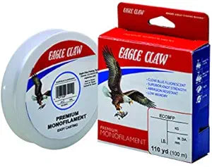Eagle Claw ECCBFP-6 Premium Monofilament Line 6lb 110yd Clear