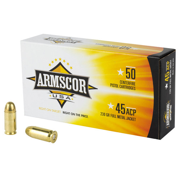 Armscor USA .45 ACP, 230gr, FMJ - 50 Rounds
