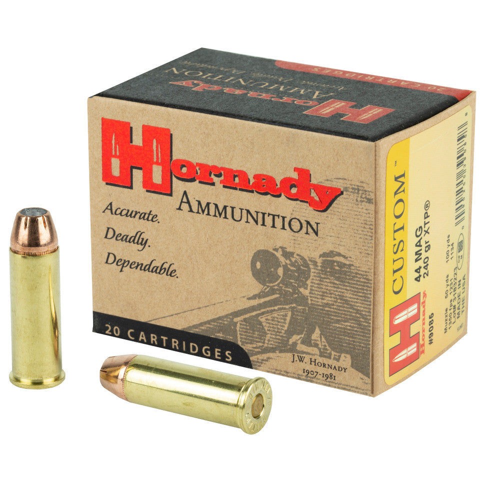 Hornady .44 Magnum Ammunition 20 Rounds XTP JHP 240 Grains