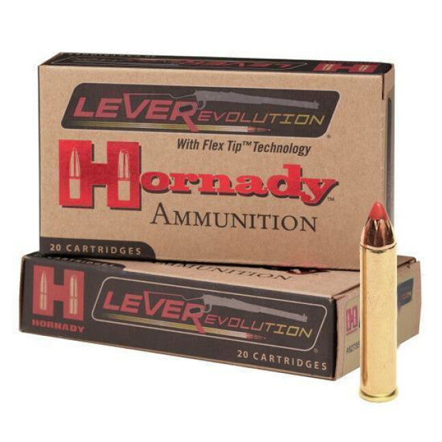 Hornady LEVERevolution .450 Bushmaster Ammunition 20 Rounds FTX 250 Grain