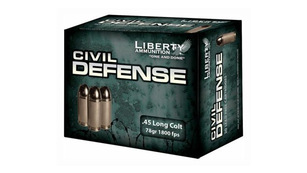 LIBERTY CIVIL DEFENSE 45 LC 78GR HP 20RD