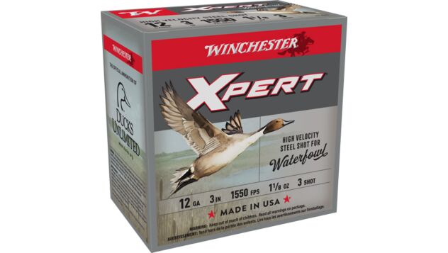 WINCHESTER XPERT STEEL 12GA 3" 1-1/8OZ #3 1550FPS 25RD