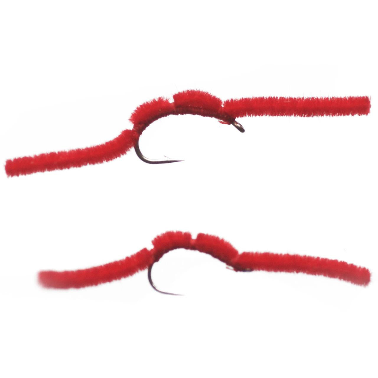 Cortland Red San Juan Worms 2 Pack