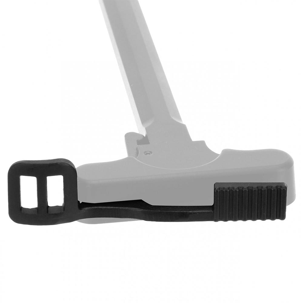 TacFire AR-15 Charging Handle with Steel Ambidextrous Latch Black