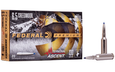 Federal Premium 6.5 Creedmoor 130 Grain Terminal Ascent 20 Round Box