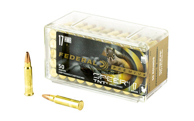Federal Premium 17 HMR 17 Grain TNT 50 Round Box