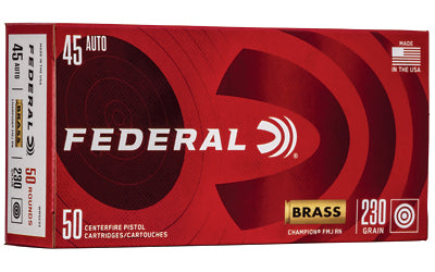 Federal Champion 45 ACP 230Gr Full Metal Jacket 50 Round Box