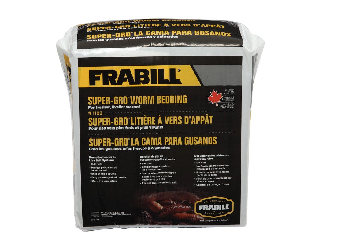 Frabill Super-Gro Worm Bedding – Small Town Sports & Outdoors