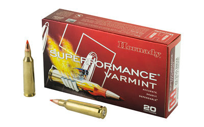 Hornady, Superformance, 22-250, 50 Grain, V-Max, 20 Round Box