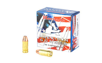 Hornady American Gunner 9MM 124 Grain XTP +P 25 Round Box
