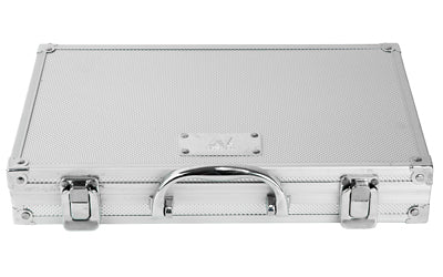 NcSTAR, Universal Gun Cleaning Kit, 2 Sets of Cleaning Rods, 10 Bronze Bore Brushes, 5 Bore Mops, Aluminum Carry Case with Latches and Carry Handle