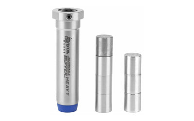 Odin Works ABS Adjustable Buffer Heavy For AR15 Comes with 3 Aluminum, 3 Stainless Steel, and 1 Tungsten Weights