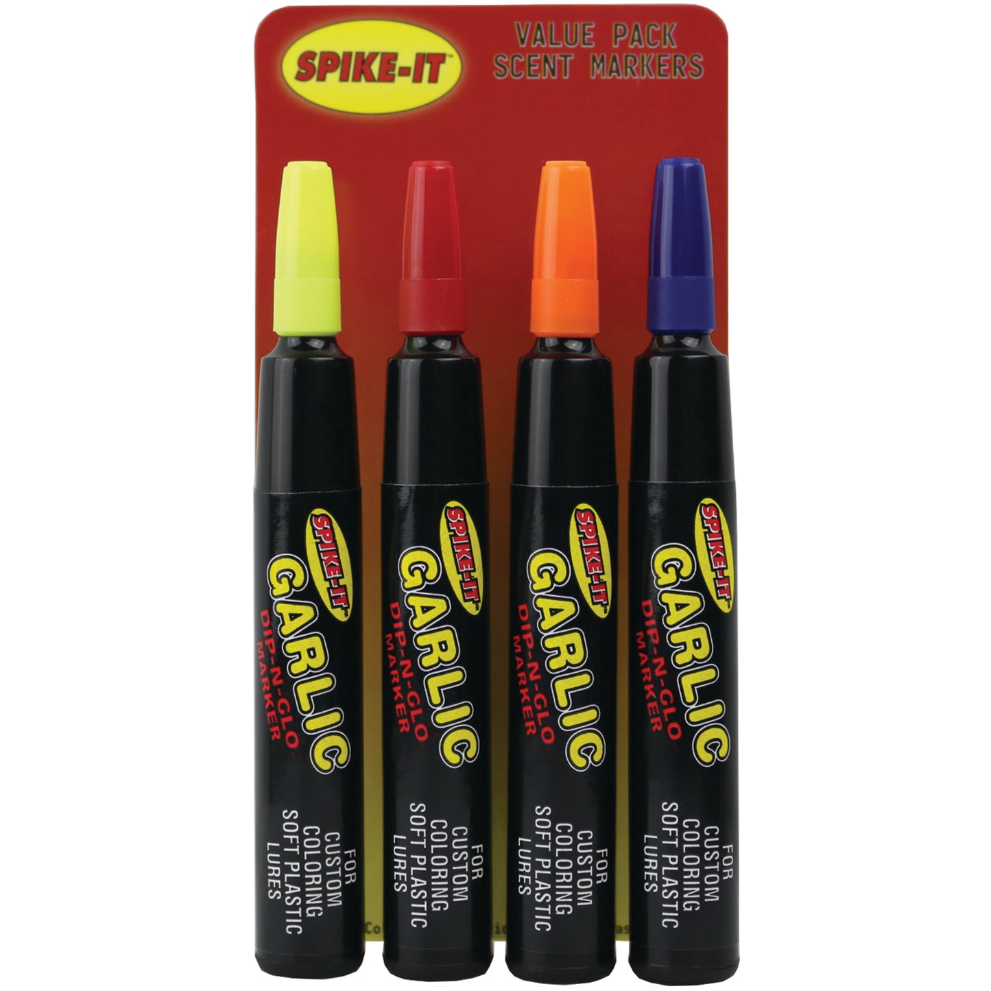 Spike-It Marker Set Garlic, 4pk Chart-Red-Orange-Blue
