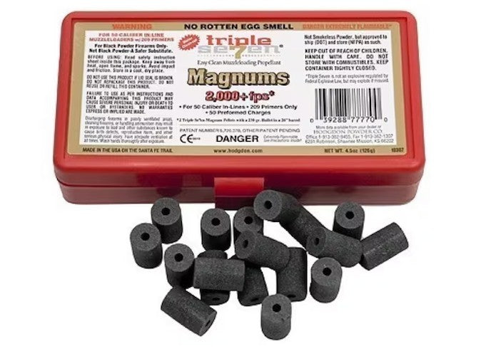 Hodgdon Triple Seven Black Powder Substitute .50 cal Magnum Pellets - 50/ct