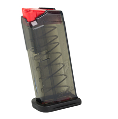Elite Tactical Systems Group, Magazine, 9MM, 7 Rounds, Fits Glock 43, Carbon Smoke