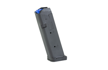 Leapers, Inc. - UTG, Pistol Magazine, 9MM, 17 Rounds, Fits GLOCK 17, Polymer Construction, Matte Finish, Black