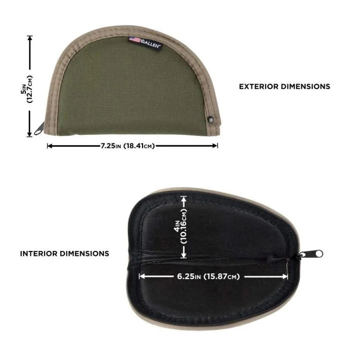 Allen Company 6" Assorted Earth Tones Handgun Case