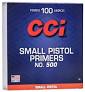 CCI Standard Primers #500 Small Pistol 100/c