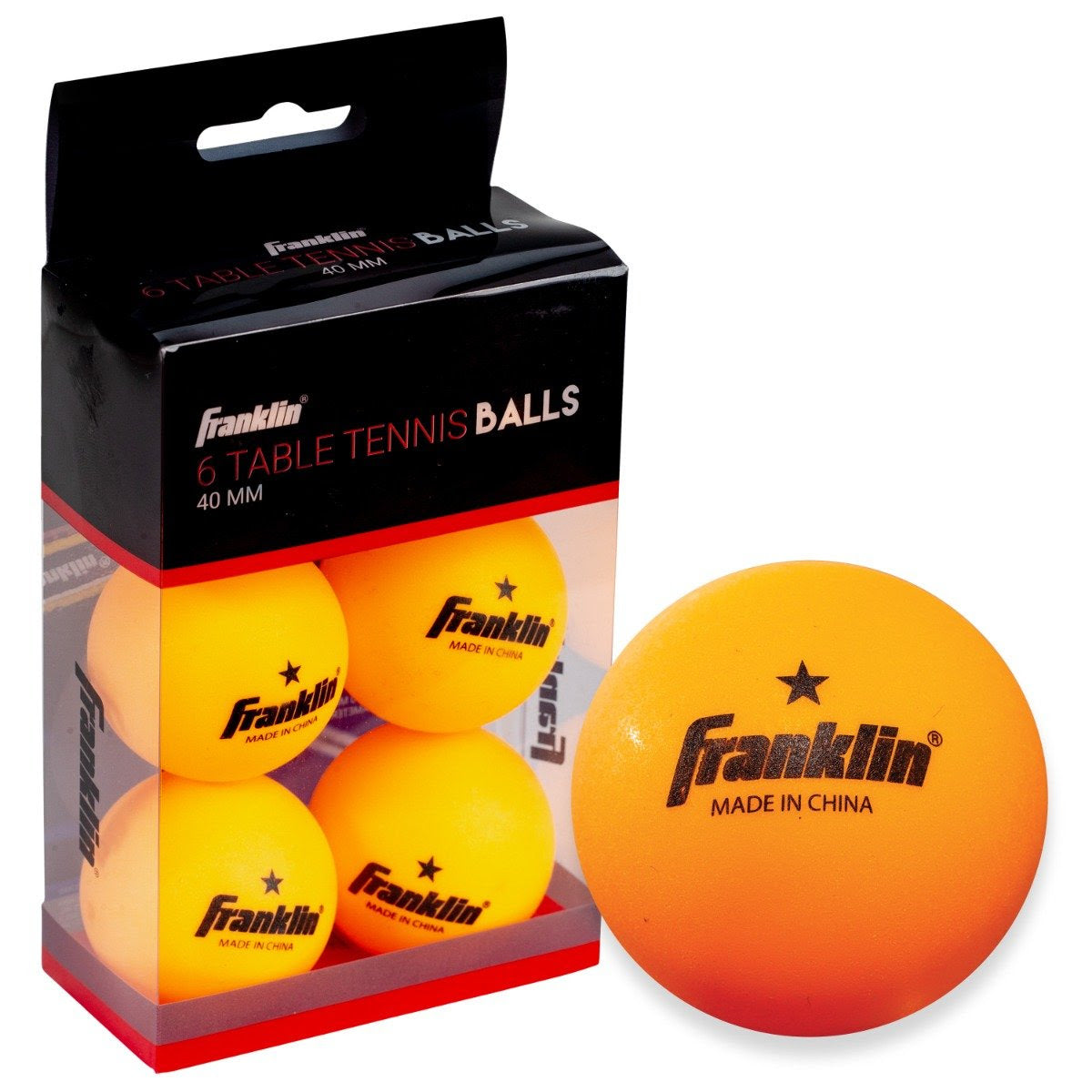 40mm (1) Star Orange Table Tennis Balls