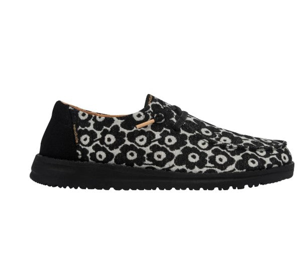 Hey Dude Wendy Field Of Flowers Black