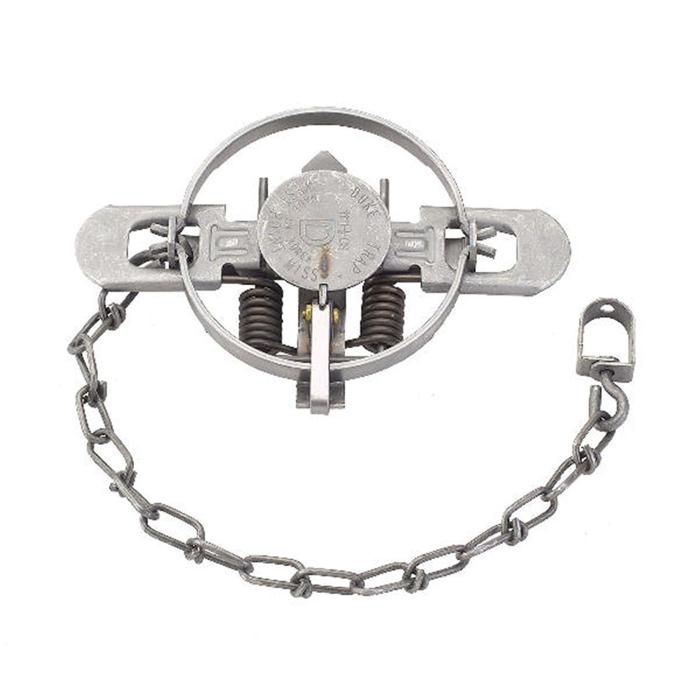 Duke Coil Spring Trap - Model: 0470 - #1-1/2 CS - Jaw Spread: 4.75" - Target: Fox, Nutria, Raccoon