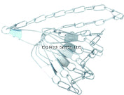 Eagle Claw 04310-005 Chain Stringer 40" 7 Snap