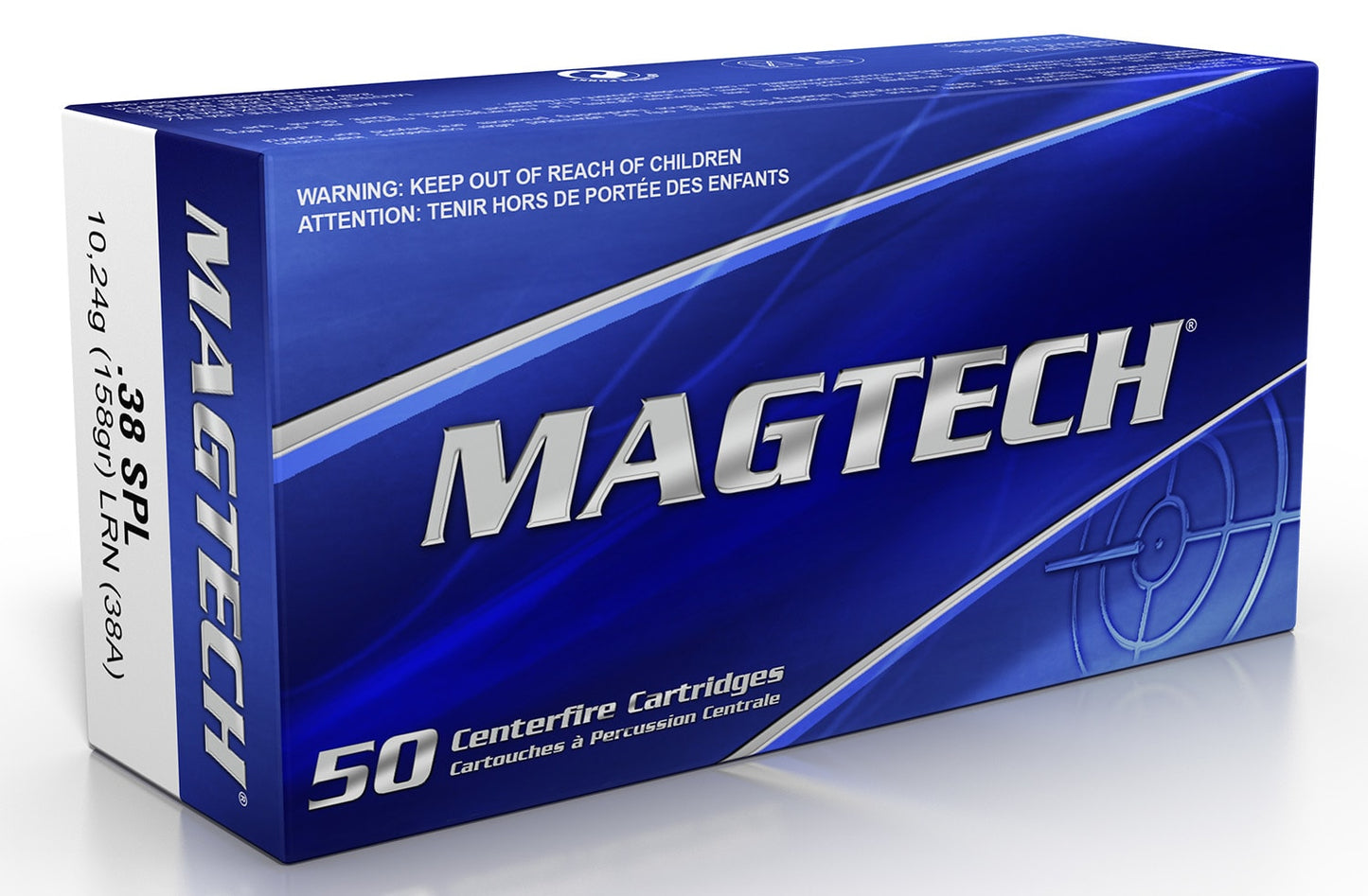 Magtech Sport 38 Special Ammo 158 Grain Lead Round Nose