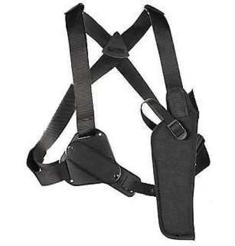 Uncle Mikes Sidekick Vertical Shoulder Holster Cordura Black Size 6, Right Hand