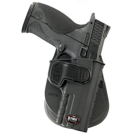 Fobus CH Rapid Release Level 2 S&W M&P Full Size/Compact Paddle Holster Right Hand Black Matte Finish