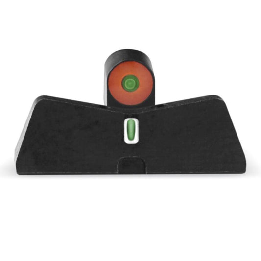 XS Sights DXT2 Big Dot Night Sights S&W M&P Full Size/Compact/M2.0 Models Green Tritium Front With Orange Ring/Tritium Stripe Rear Matte Black