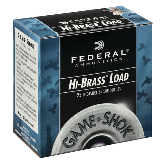 Federal Game Shok Upland Hi-Brass Load 28 Gauge Ammunition 2-3/4" #5 Lead Shot 1 Ounce 1220 fps