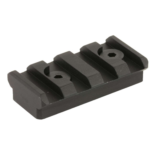 UTG Pro MTURS04S KeyMod Picatinny Rail Section 1-Piece 4 Slot Black Hard Coat Anodized Finish