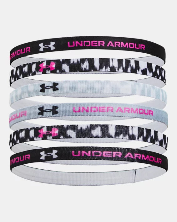 Under Armour Girls Graphic Headbands 6-Pack