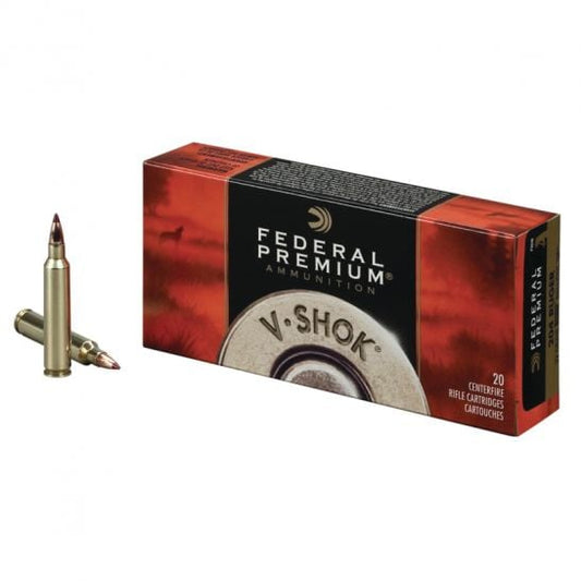 Federal 22-250 55gr Nosler Ballistic Tip V-Shok Ammunition 20rds - P22250F