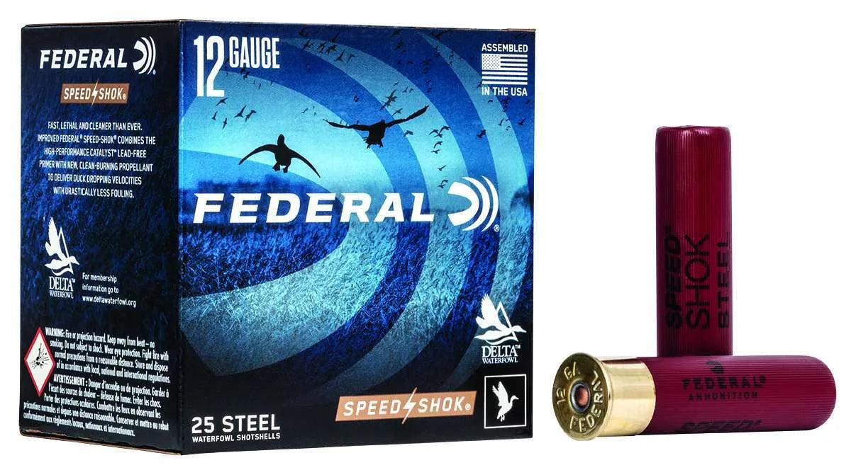Federal Speed-Shok 12 Gauge 3.5" 1 3/8oz. #4 Shot 25 Rounds