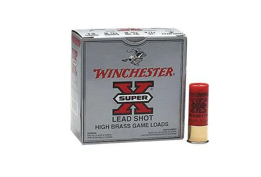 Winchester Super X High Brass 410 Gauge Ammo 3" 11/16 oz #6 Shot 25rd box - Brass Casing