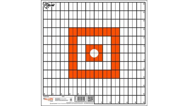 ALLEN EZ AIM PAPER GRID TARGET 12-PK 12"X12"