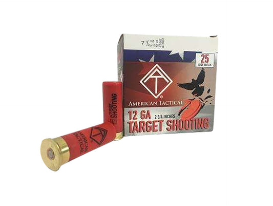 ATI Target Load 2 3/4" 12 Gauge Ammo #7.5 1oz 25 Shells
