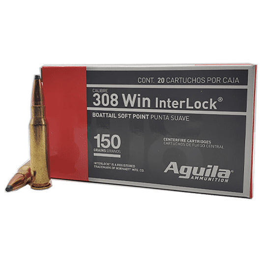 Aguila .308 Winchester Ammunition 20 Rounds SP 150 Grain