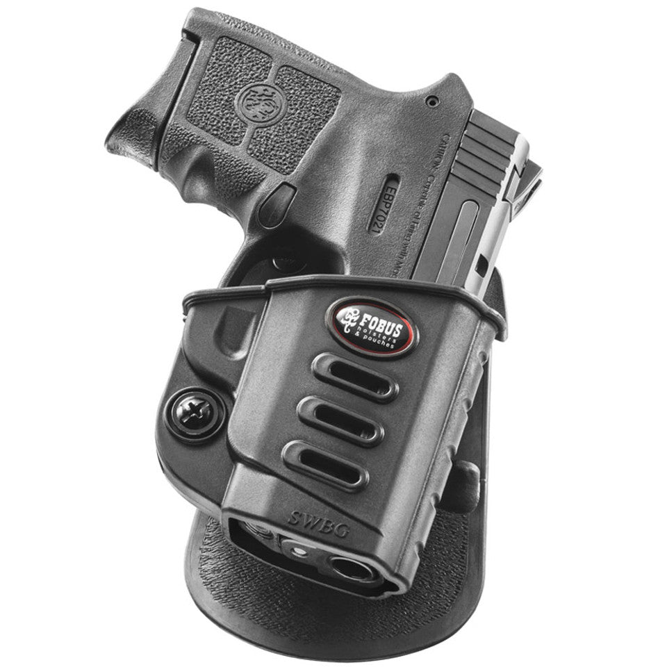 Fobus Evolution Holster S&W M&P Bodyguard .380 w/Crimson Trace Laser Right Hand Paddle Attachment Polymer Black