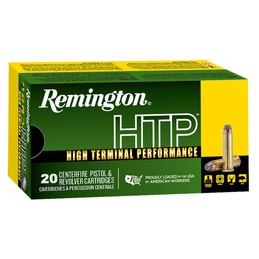Remington HTP .357 Magnum Ammunition 20 Rounds 158 Grain SJHP 1235 fps