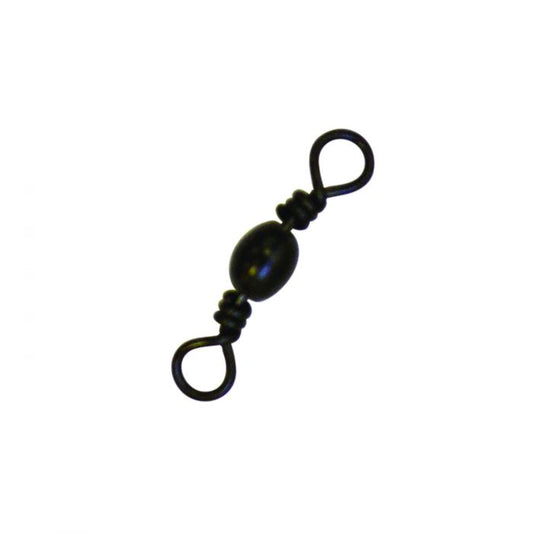 Eagle Claw 01012-005 Barrel Swivel, #5, Black