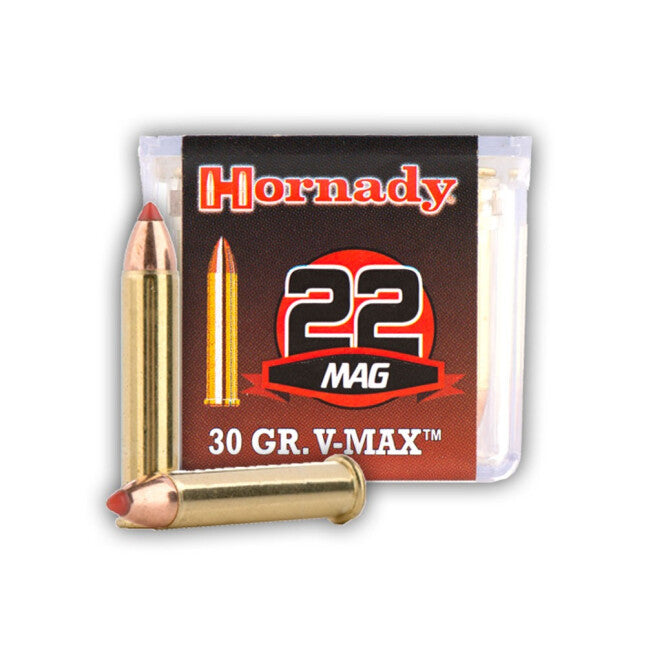 Hornady Varmint Express .22 WMR Ammunition 50 Rounds V-MAX PT 30 Grain