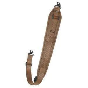 Outdoor Connection AD20950 Original Super-Sling with Talon QD Swivels 3" W Padded Coyote Tan Nylon Webbing for Rifle/Shotgun