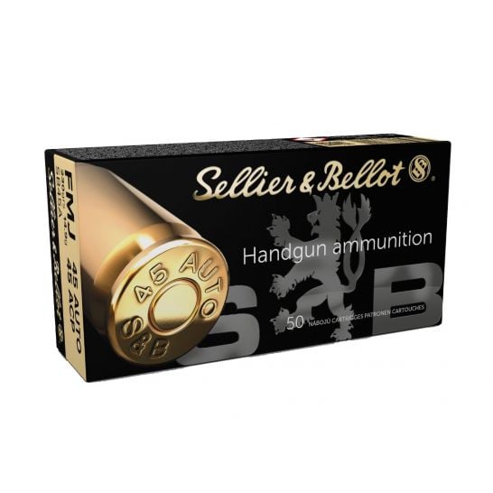 Sellier & Bellot 45 Auto/ACP 230gr FMJ Ammunition 50rds