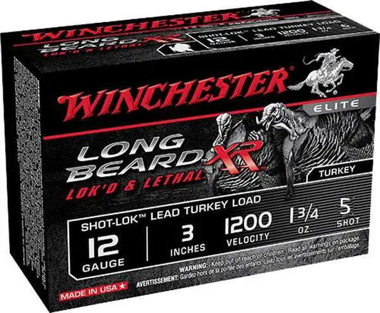 Winchester Ammo Long Beard XR Shot-Lok 12 Gauge 3" 1 3/4oz. #5 Shot 10 Rounds